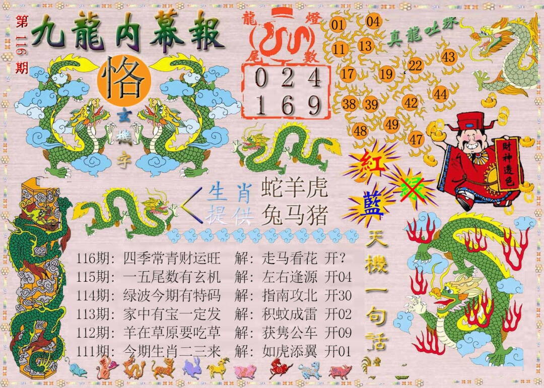 澳彩图库 2026 九龙内幕报